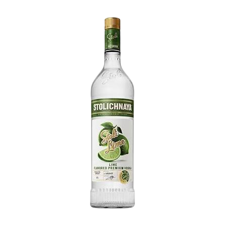 Stolichnaya Lime Flavored Premium Vodka 1L
