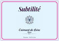 Subtilite Cremant de Loire Blanc Brut 750ml