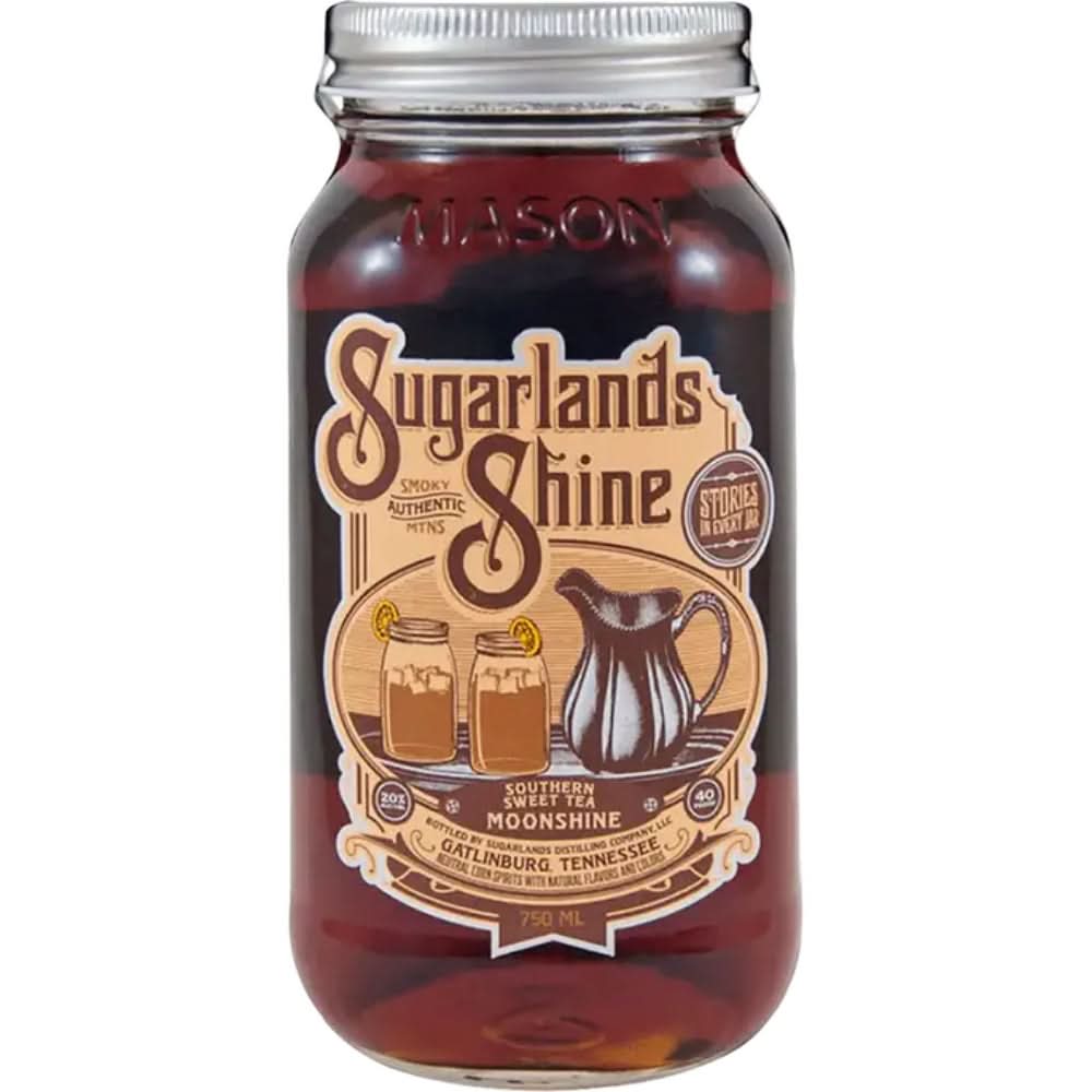 Sugarlands Chipper Jones Sweat Tea Moonshine 750ml