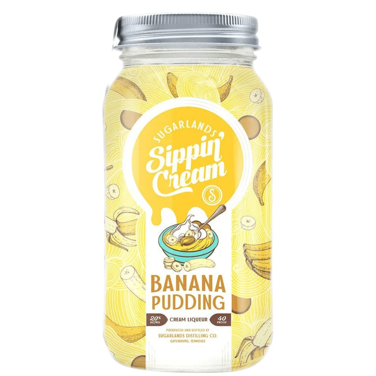 Sugarlands Shine Appalachian Sippin Cream Banana Pudding Cream Liqueur 750ml