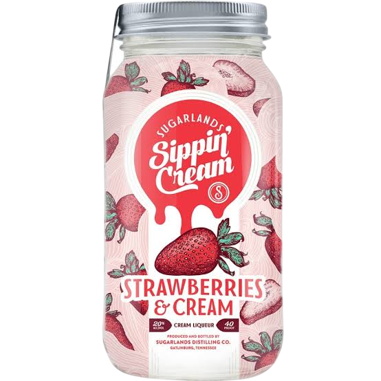 Sugarlands Shine Strawberry Dream cream 750 ml