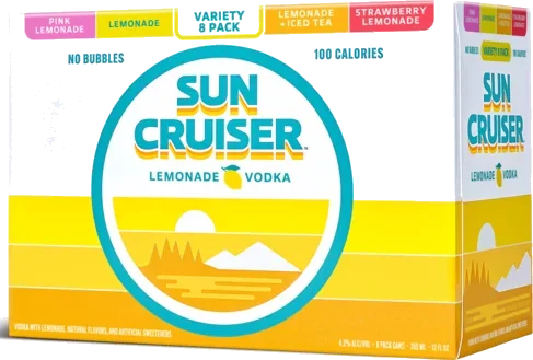 Sun Cruiser Lemonade Vodka Cocktail 12-Oz Can 8-Pack
