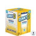 SunnyD Vodka Orange Pineapple Vodka Seltzer 4-Pack 355ml