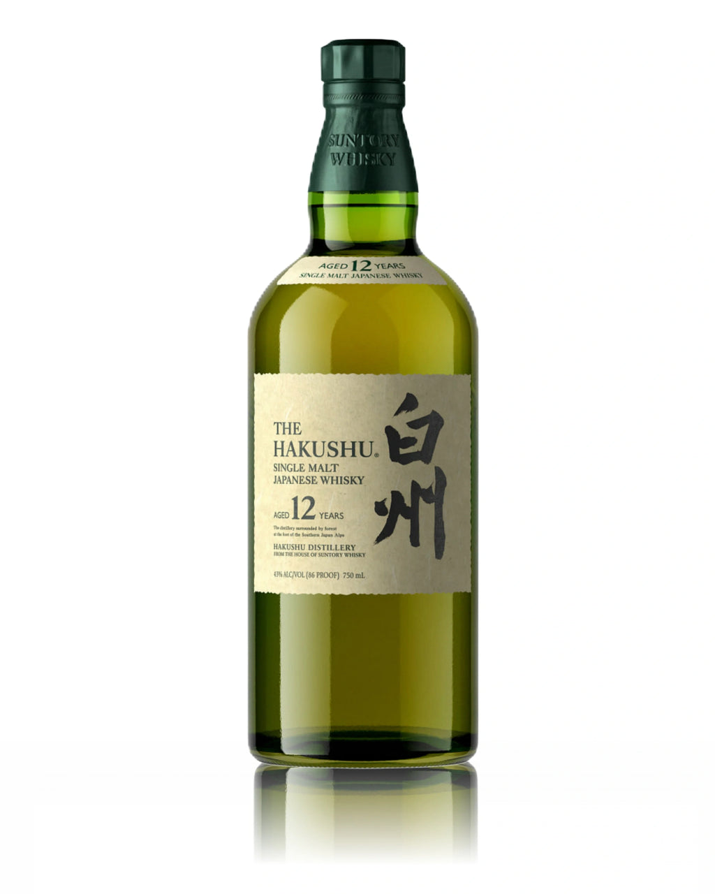Suntory Hakushu 12 Year Old Single Malt Whisky 750ml