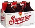 Superior Cerveza Bellita Mexican Lager Pilsner Beer 10.14-Oz Bottle 6-Pack