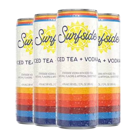 Surfside Iced Tea + Vodka 355ml x 4