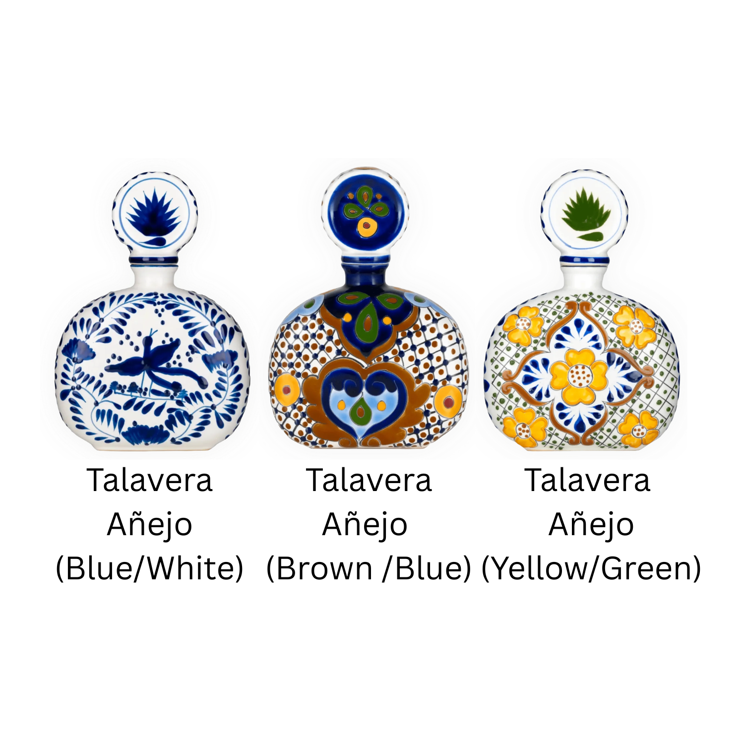Azulejos Talavera Reposado 750ml 3-Pack