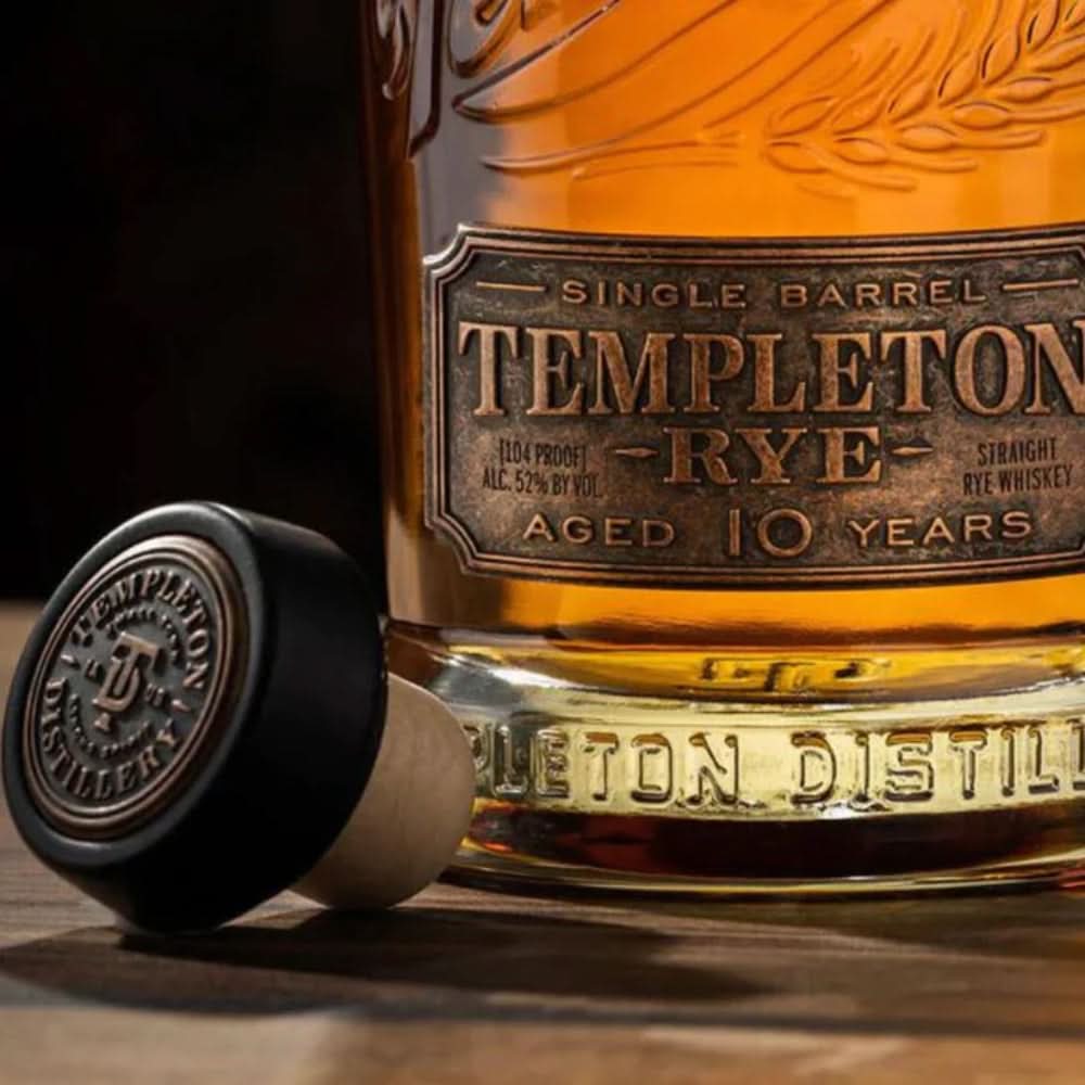 Templeton 10 Year Old Rye Whiskey 750ml