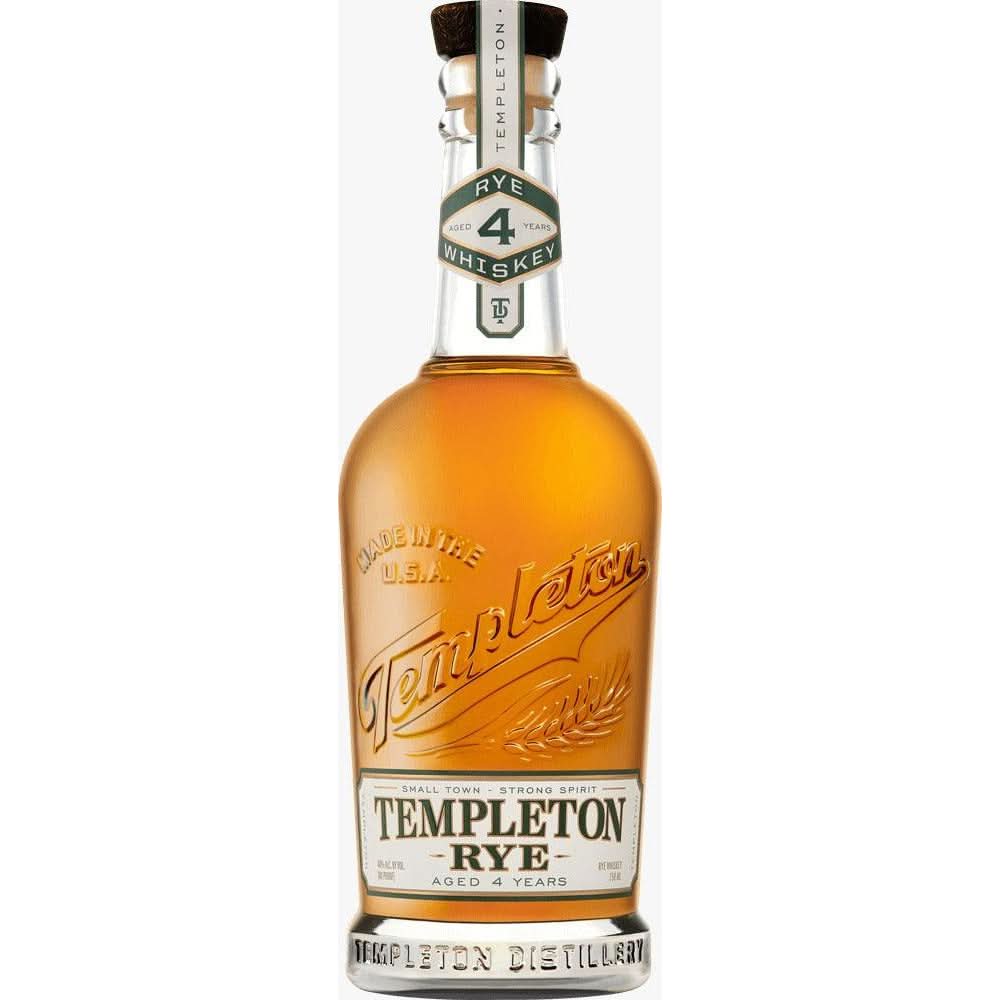 Templeton 4 Year Old Rye Whiskey 750ml
