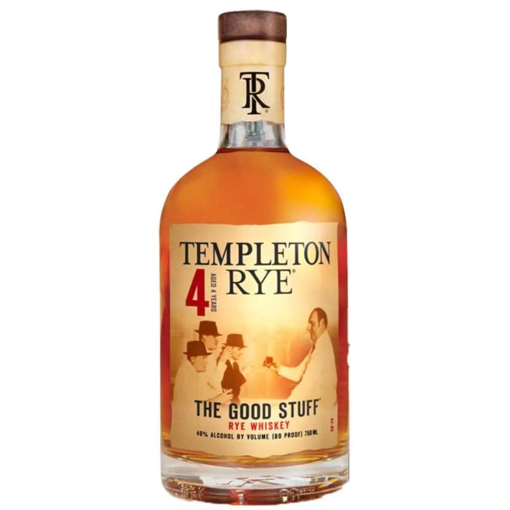 Templeton The Good Stuff 4 Year Old Rye Whiskey 750ml