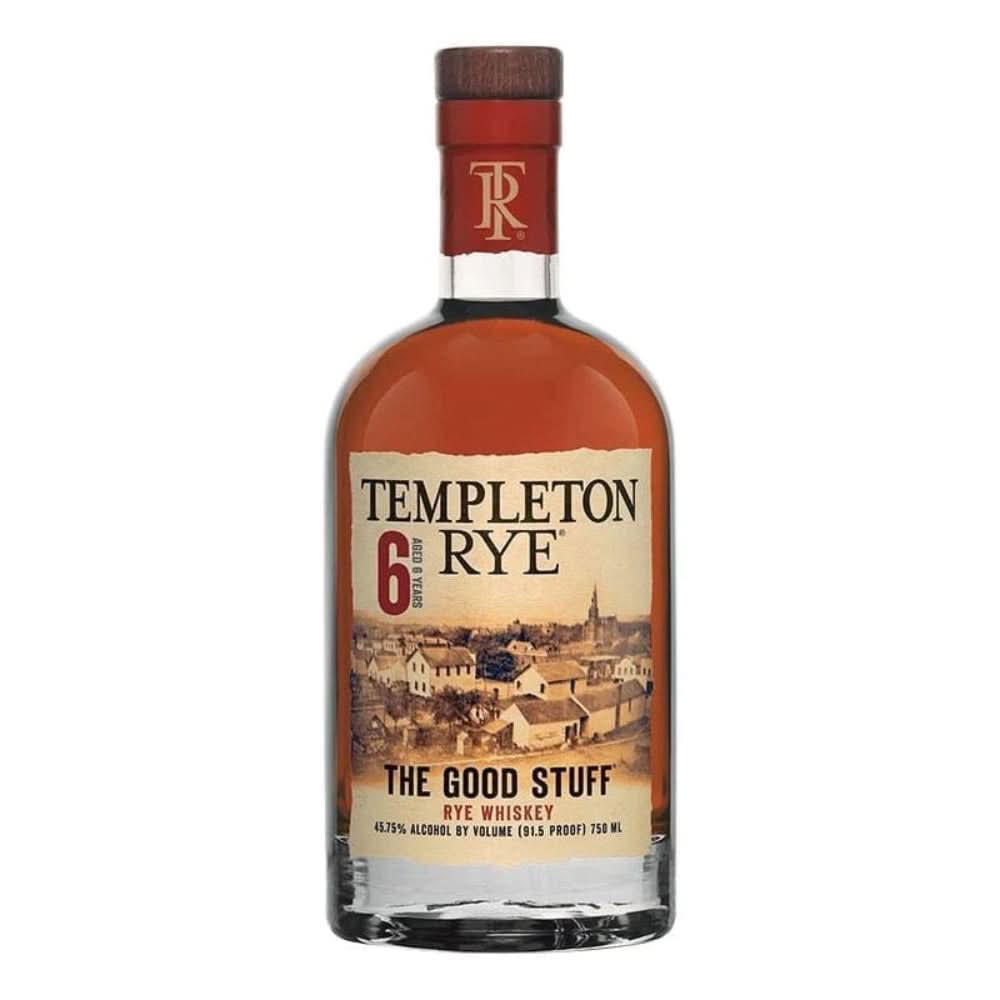 Templeton 6 Year Old Rye Whiskey 750ml