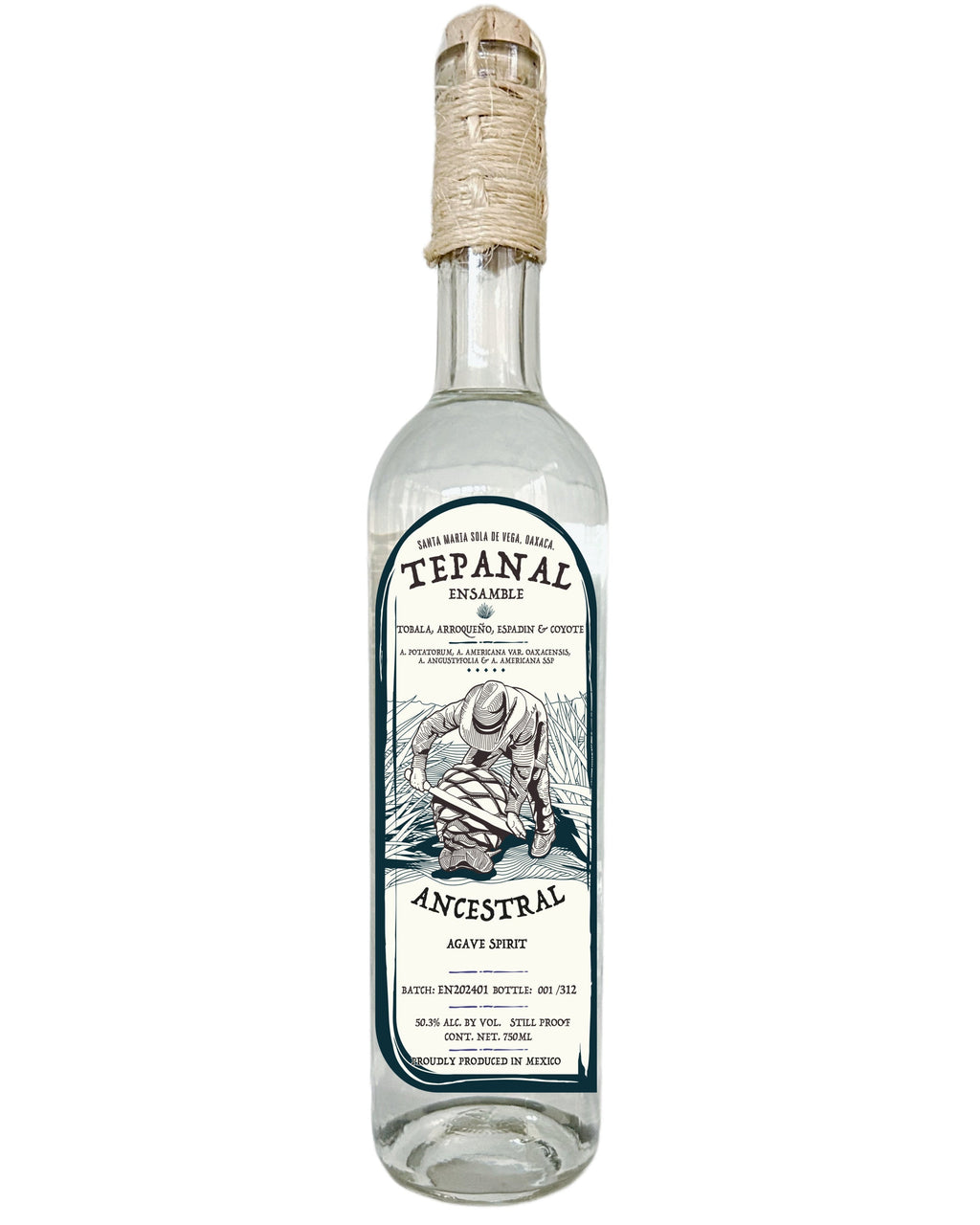 Tepanal Ensamble 4 Agaves Batch : EN202401 Ancestral Agave Spirit 750ml