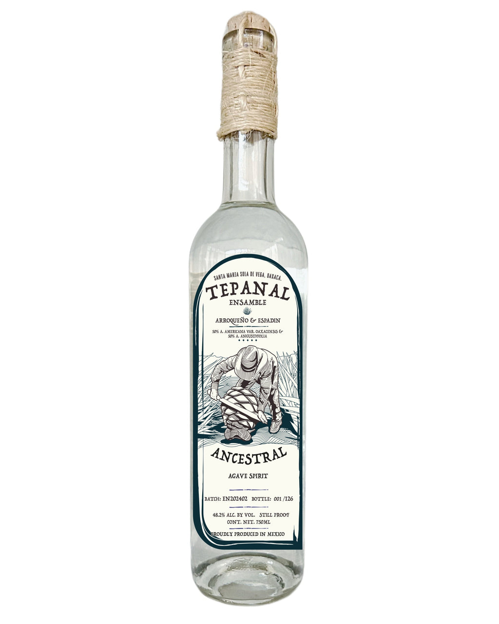 Tepanal Ensamble Arroqueno & Espadin 2 Agaves Batch : EN202402 Ancestral Agave Spirit 750ml