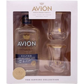 Tequila Avion Silver sipping collection with 2 glass Gift Pack 750 ml