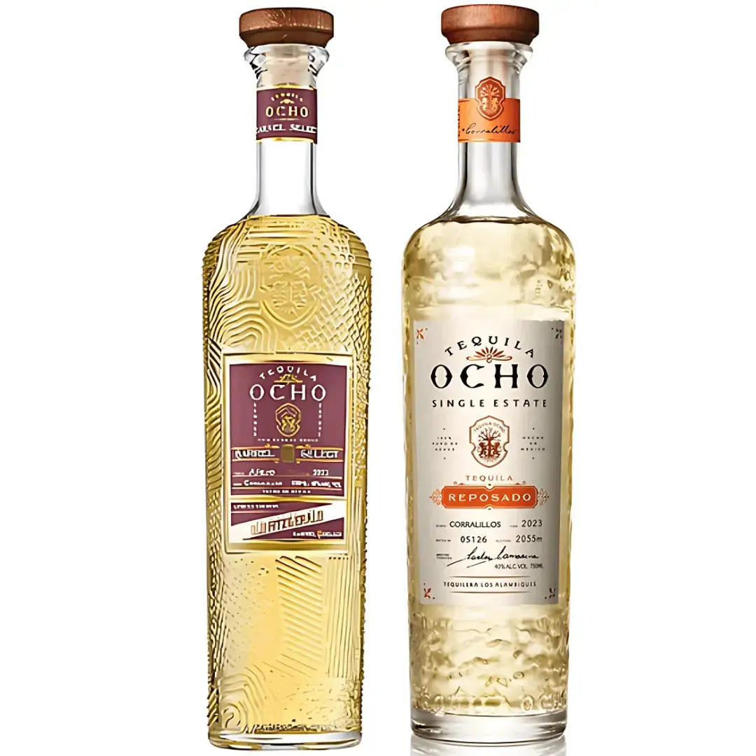 Tequila Ocho Anejo Barrel Select Old Fitzgerald & Tequila Ocho Reposado Tequila 750ml Bundle 2-Pack