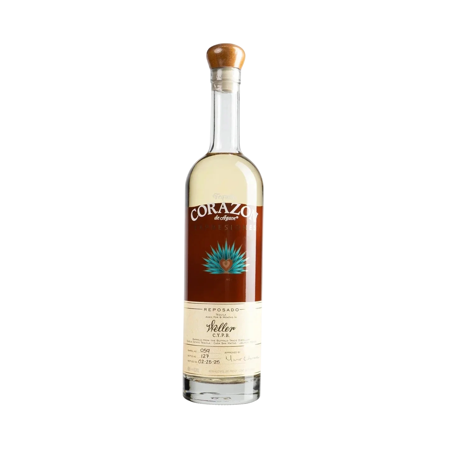 Tequila Corazon Expresiones Weller CYPB Reposado 750 ml
