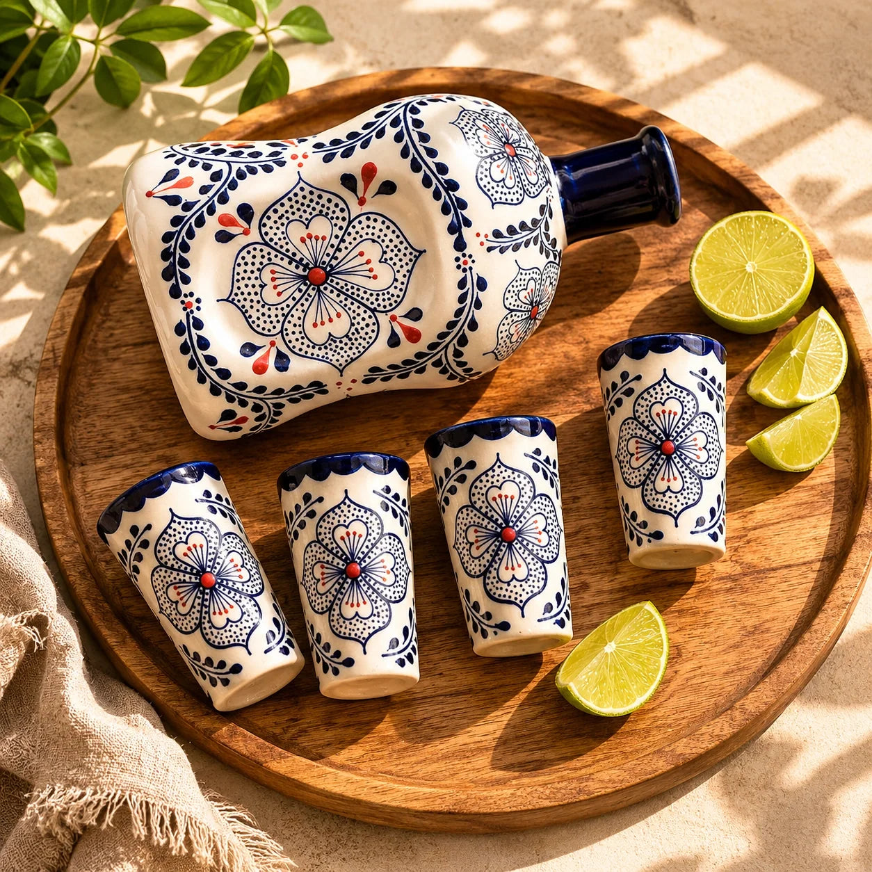 Tequila Talavera Decanter Set
