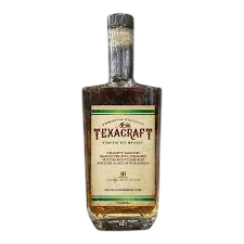 Texascraft straight Rye Whiskey 91 Proof 750ml