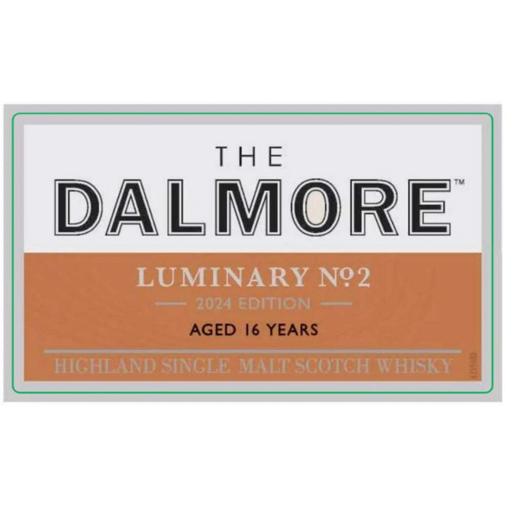 2024 Dalmore Luminary No.2 16 Year Old Single Malt Scotch Whisky 750ml