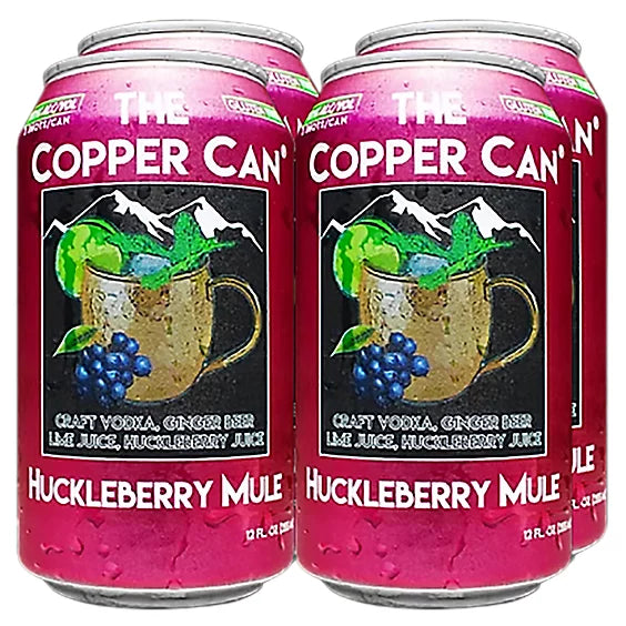 The Copper Can Huckleberry Mule 4-Pack