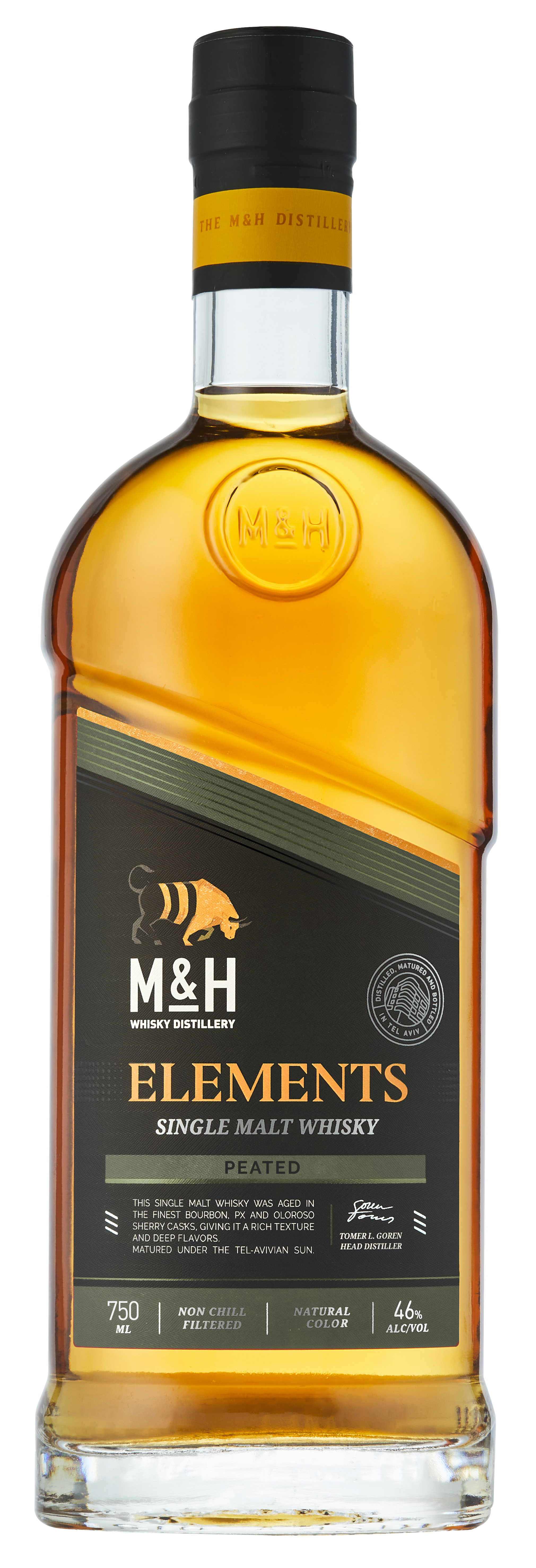 The Milk & Honey Distillery M & H Elements Peated Single Malt Whisky 750ml