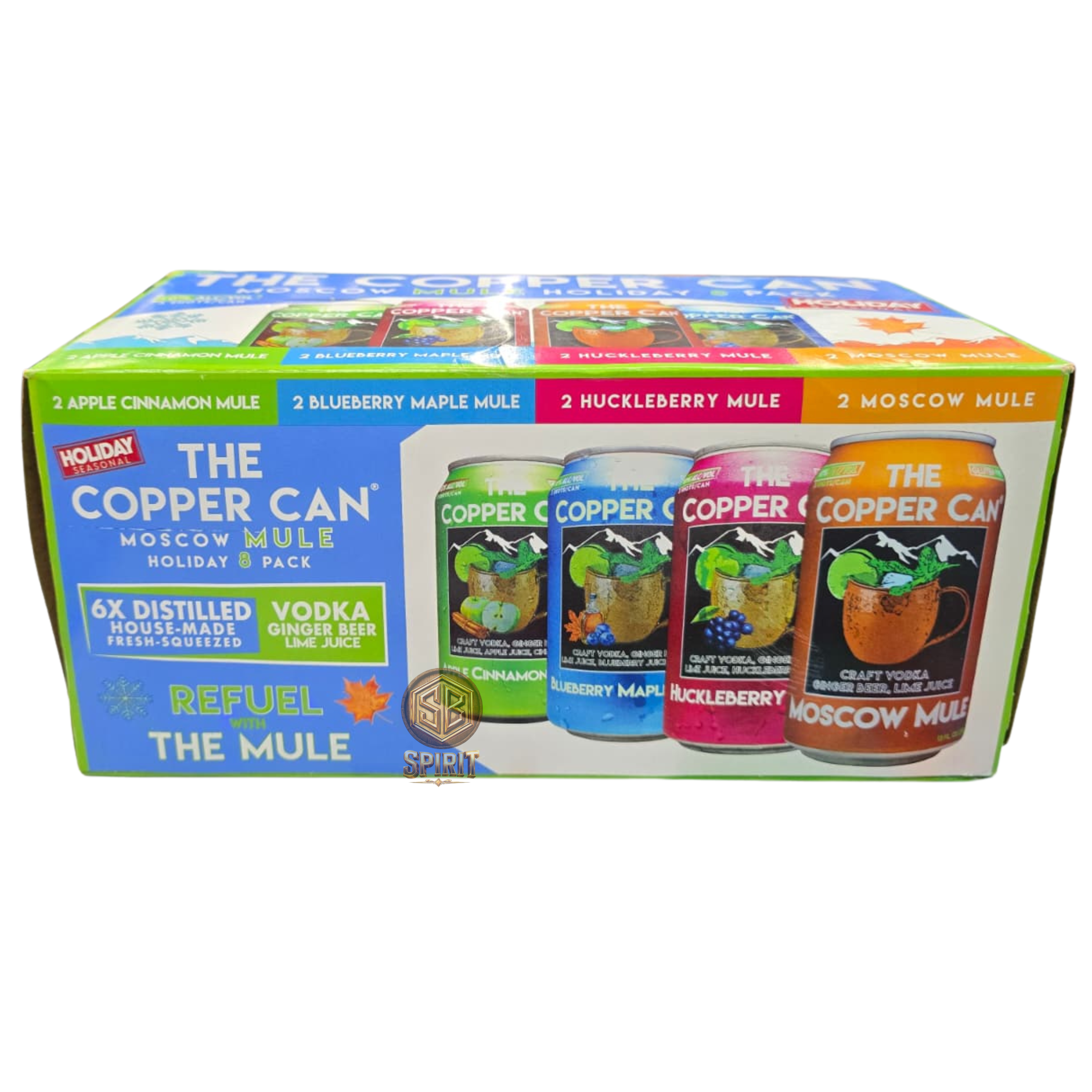 The Copper Can Moscow Mule Holiday Variety 12-Oz Can 8-Pack