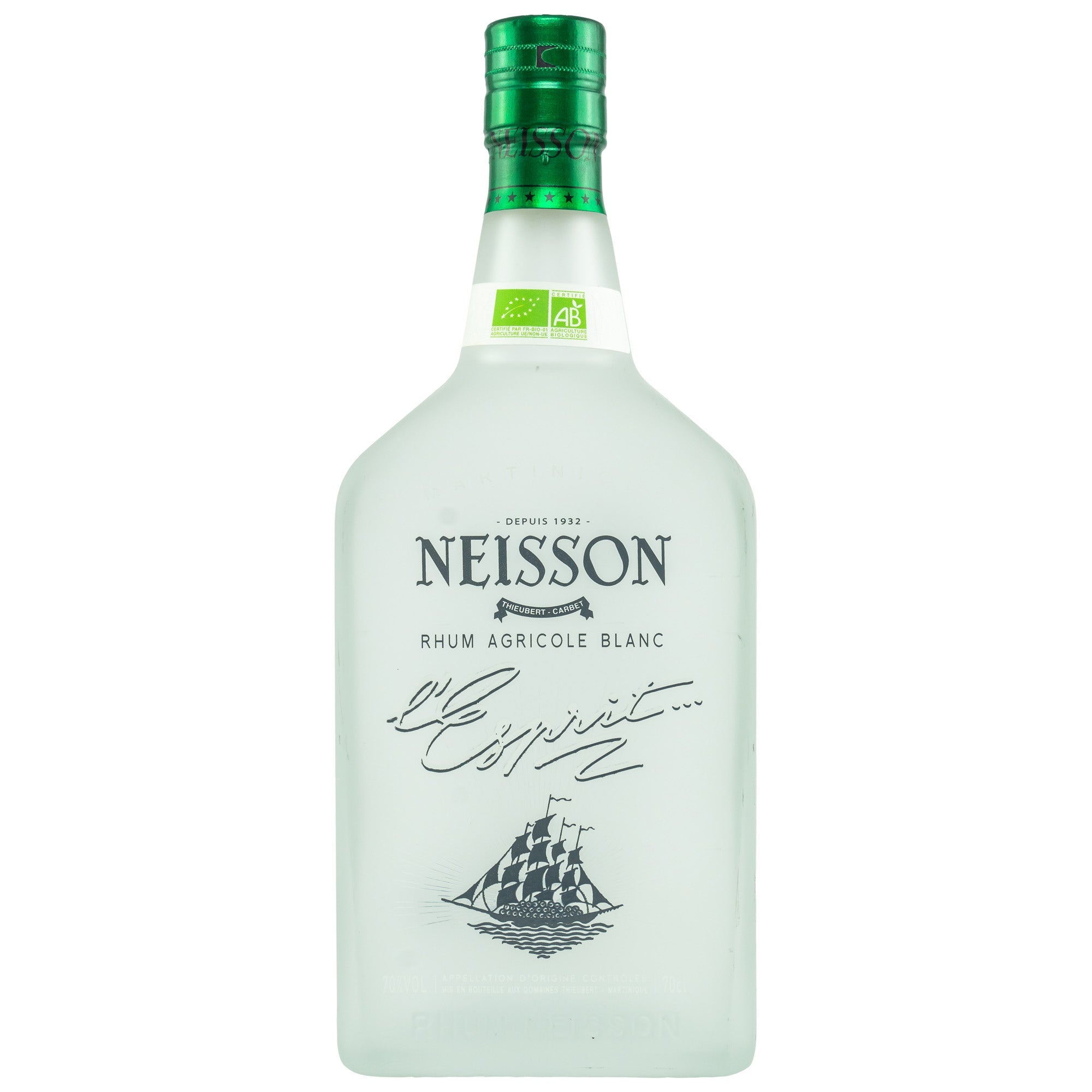 Thieubert-Carbet Neisson L'Esprit Rhum Blanc Agricole 1Lt