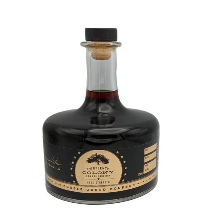 Thirteenth Colony Cask Strength Double Oaked Bourbon Whiskey 750ml