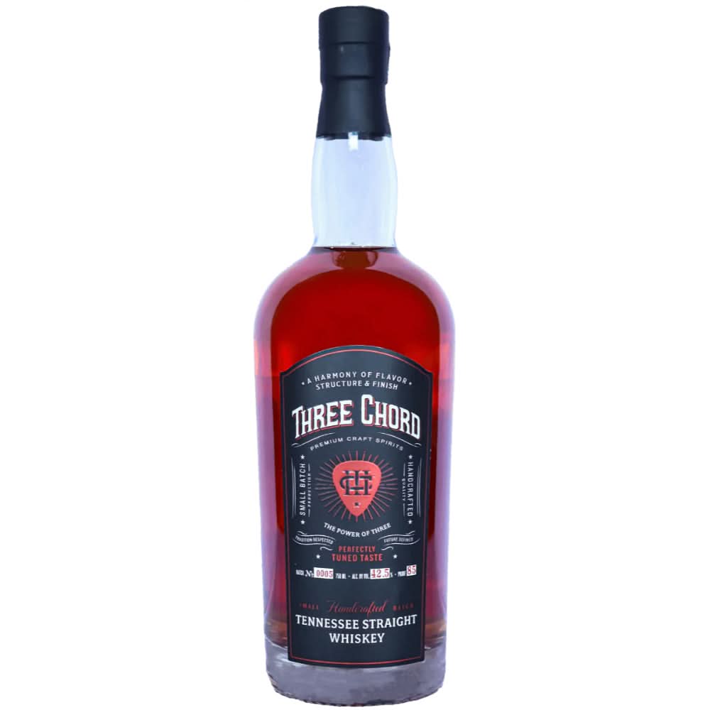 Three Chord Tennessee Straight Whiskey 750ml