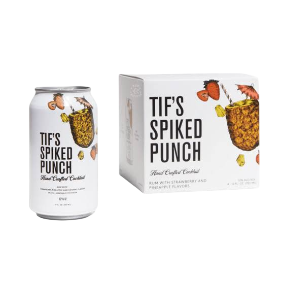 Tif's Spiked Punch (4 pack) 355ml