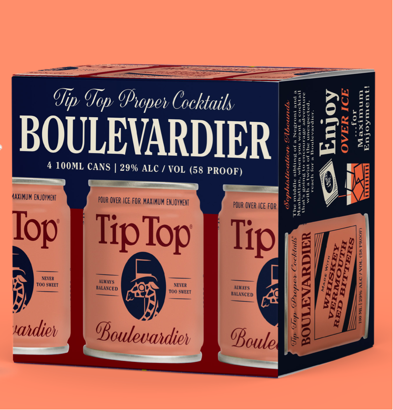 Tip Top Boulevardier Cocktail Can 4-Pack