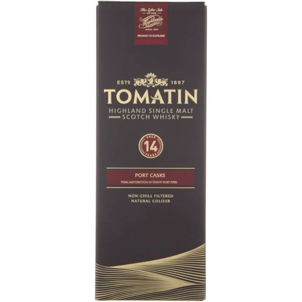 Tomatin 14 Old Year Port Wood Finish Single Malt Scotch Whisky 750ml