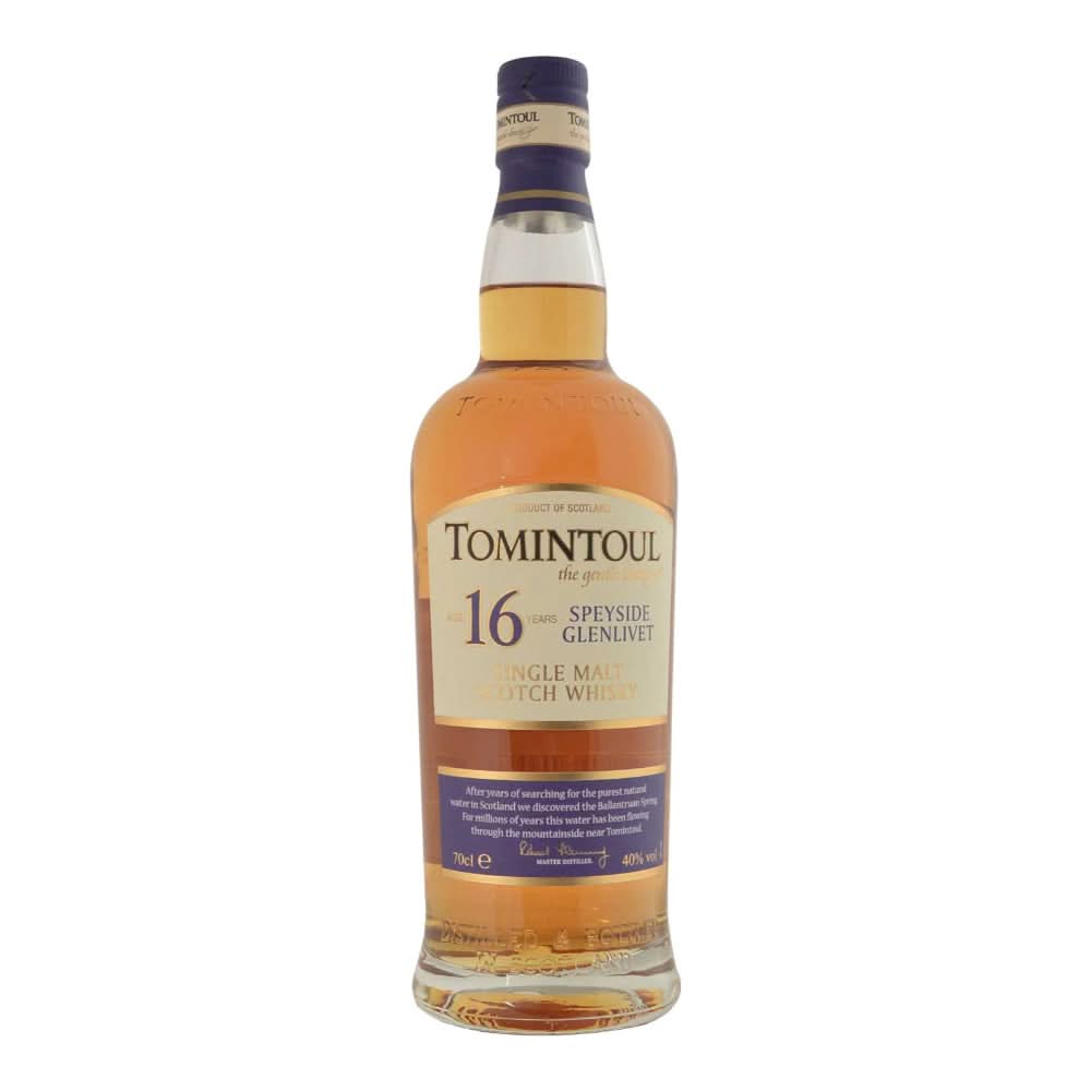 Tomintoul 16 Year Old Single Malt Scotch Whisky 750ml