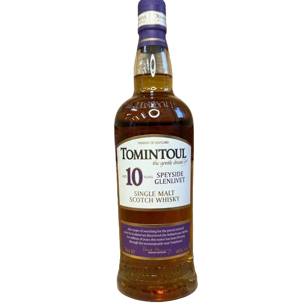 Tomintoul 10 Year Old Single Malt Scotch Whisky 750ml