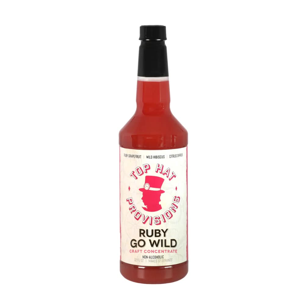 Top Hat Ruby Go Wild Mix Craft Cocktail Concentrate 32-Oz