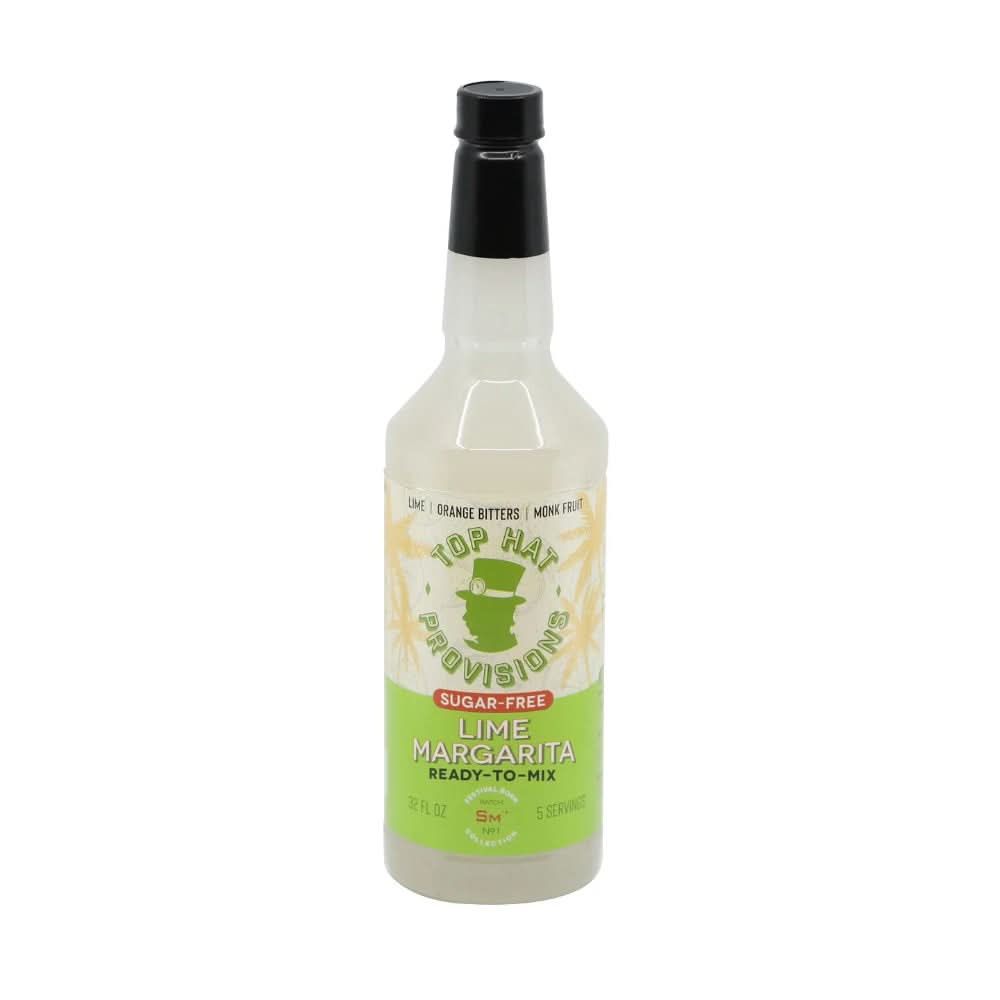 Top Hat Sugar Free Lime Margarita Mix 32-Oz