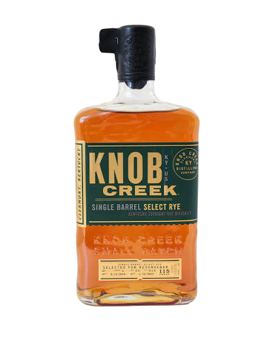 Top Shelf Knob Creek Single Barrel Select Rye 750ml