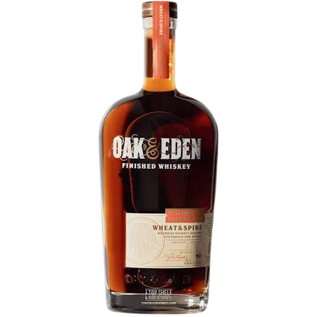 Top Shelf Oak and Eden Wheat and Spire Bourbon Whiskey 750ml