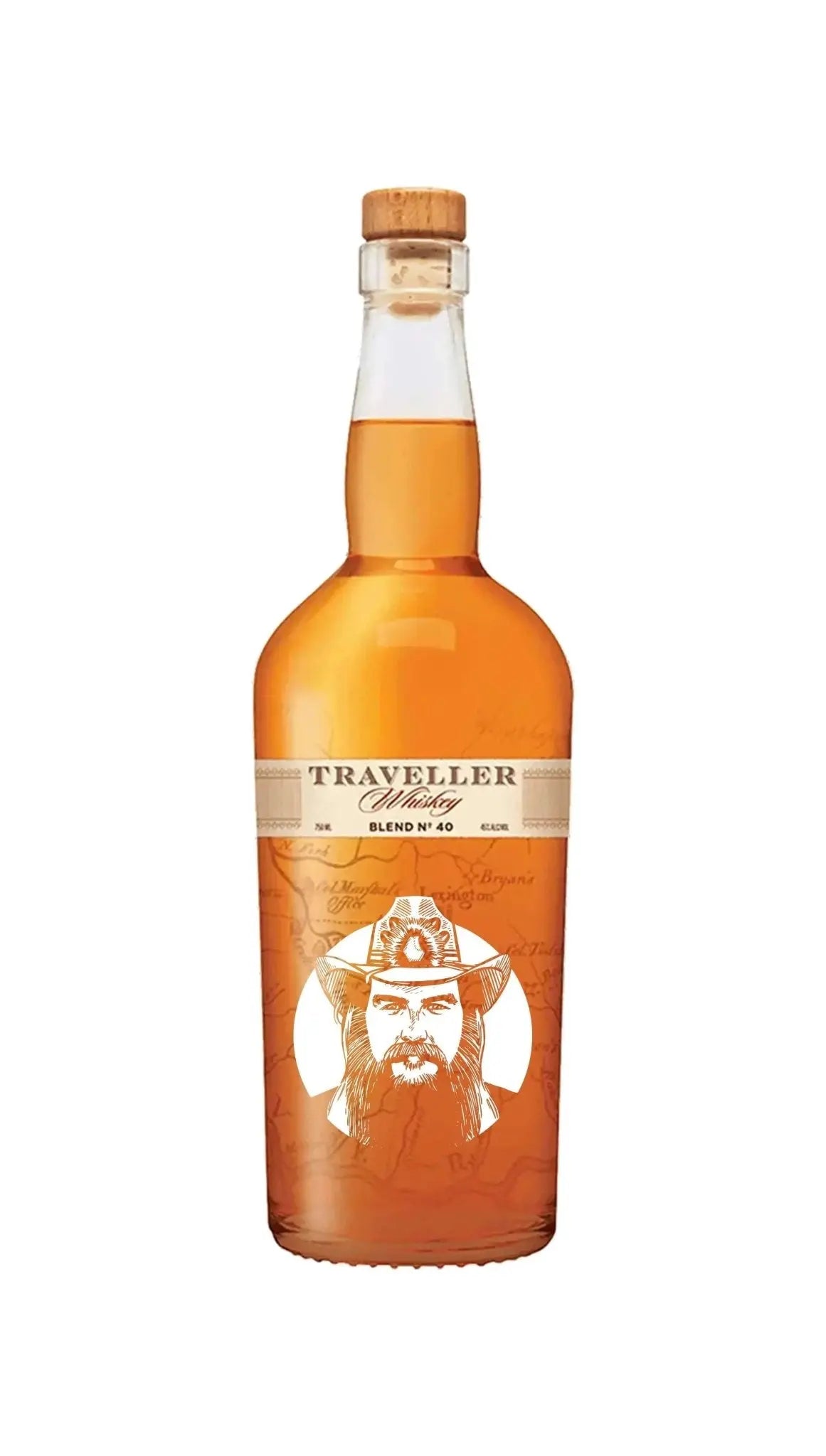 Traveller Chris Stapleton Limited Edition Etched Bottle Whiskey 750ml