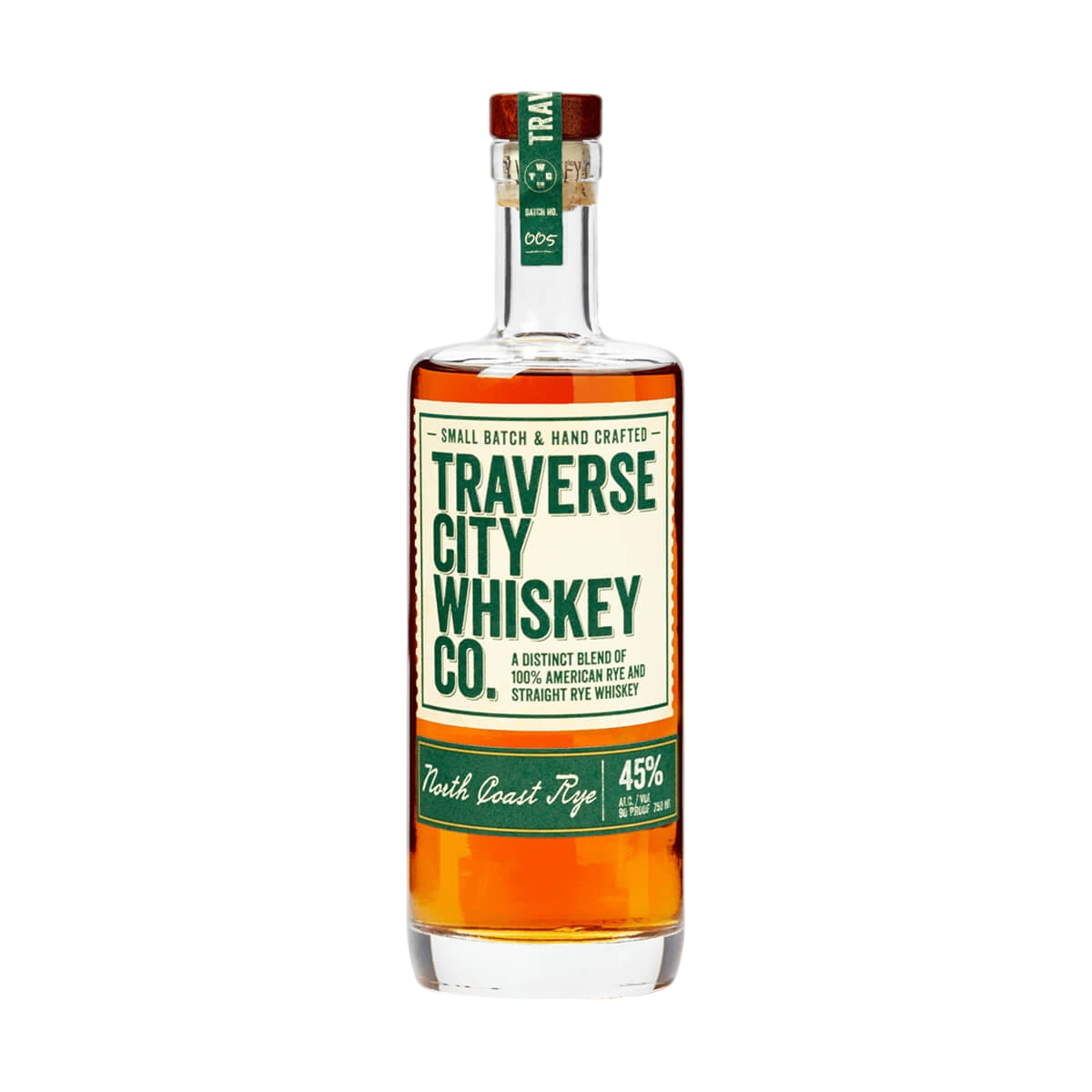 Traverse City Small Batch & Hand Crafted North Coast Rye 750 ml