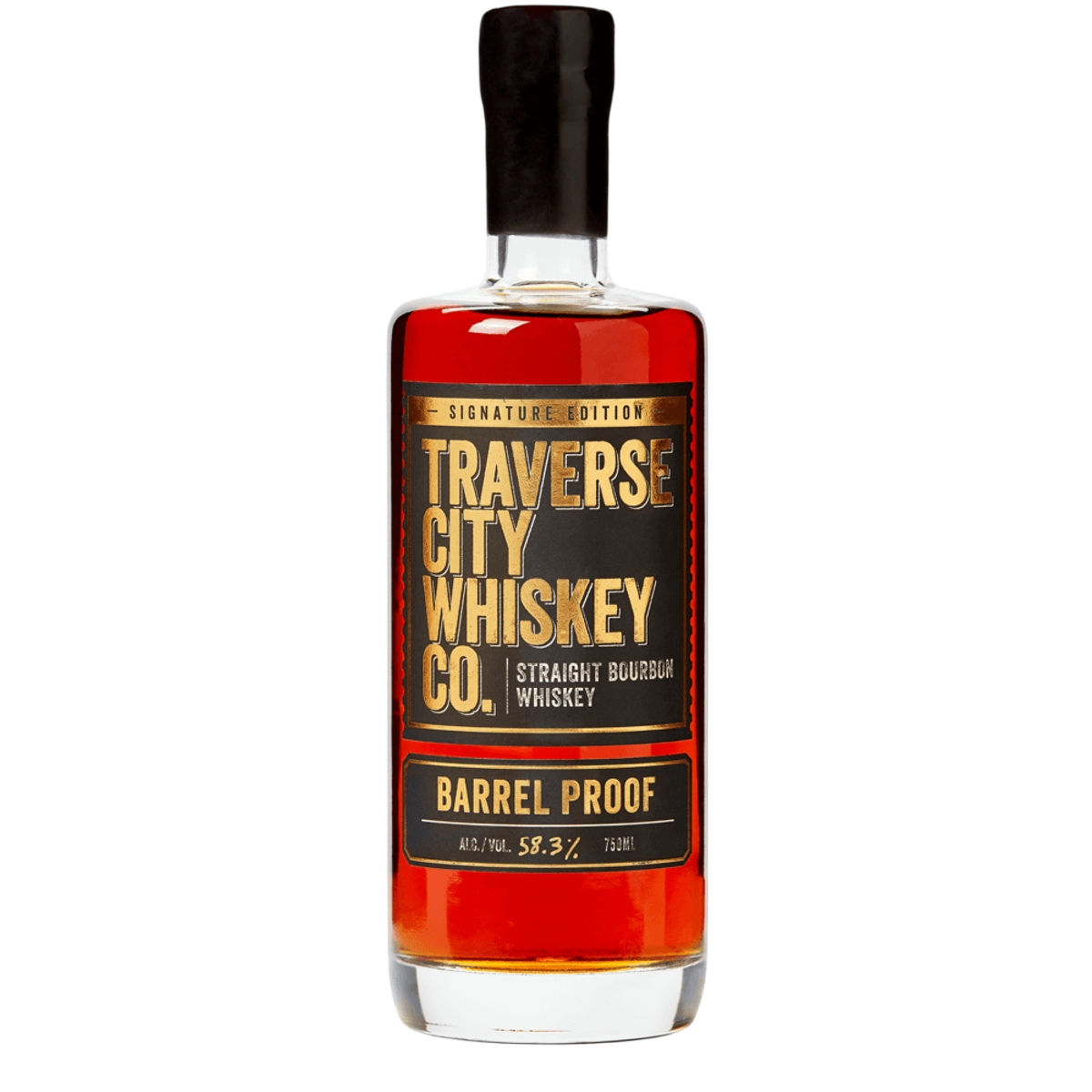 Traverse City Barrel Proof Straight Bourbon Whiskey 750ml