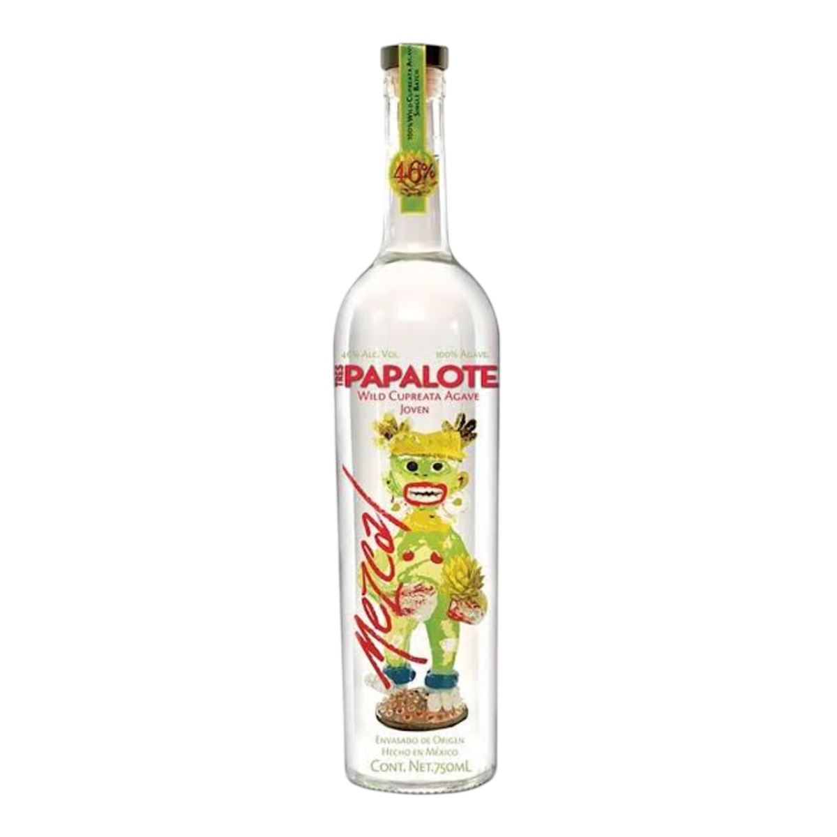 Tres Papalote Wild Cupreata Mezcal 750 ml