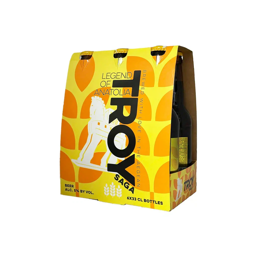 Troy Saga Turkish Legend Of Anatolia Pale Lager Beer 10 Proof 6-Pack