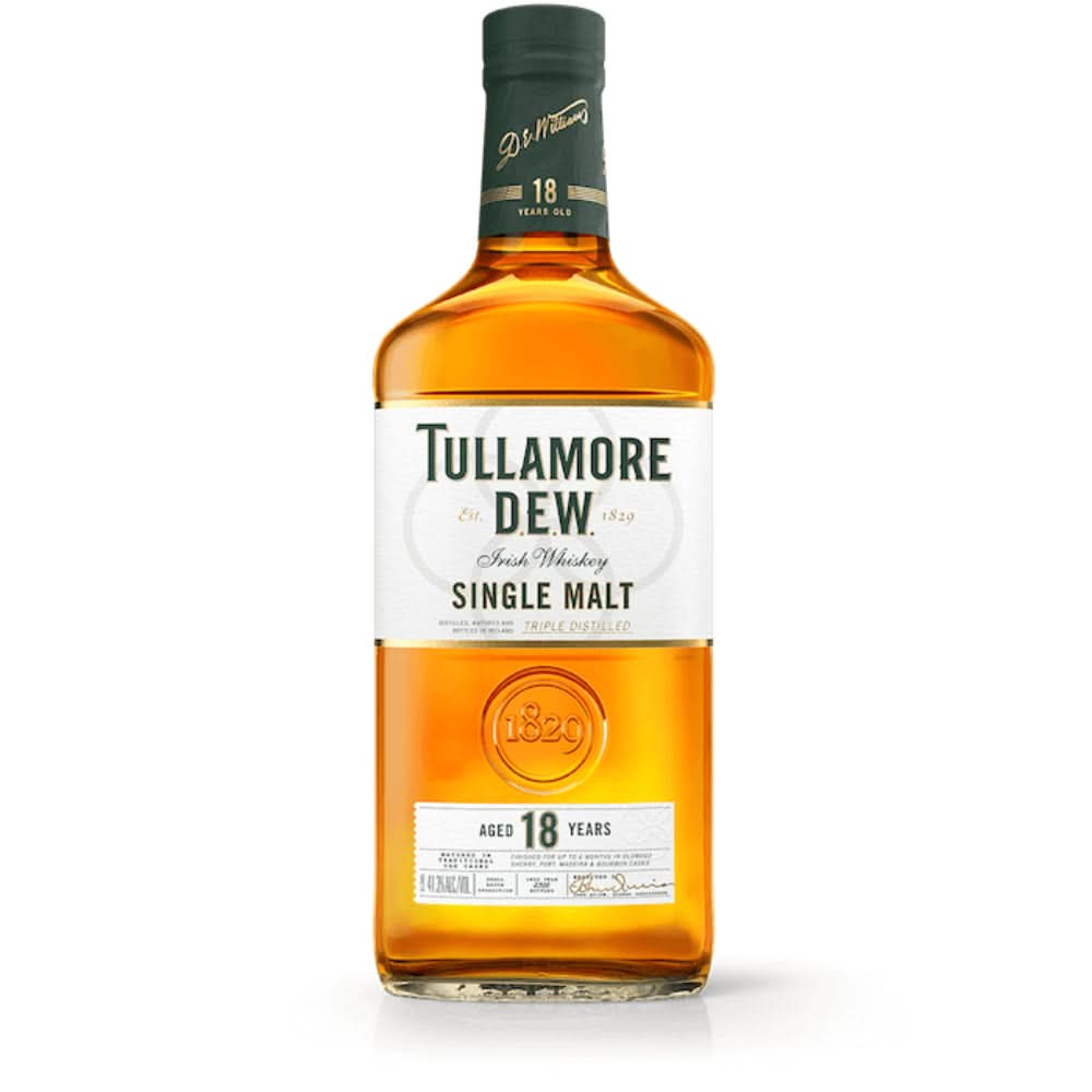Tullamore Dew 18 Year Old Single Malt Irish Whiskey 750ml