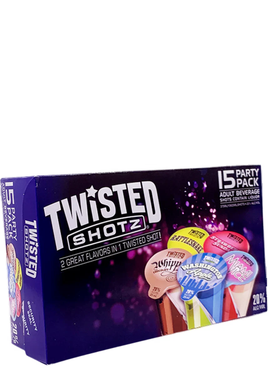 Twisted Shotz Black Variety Pack Liqueur 8-Pack