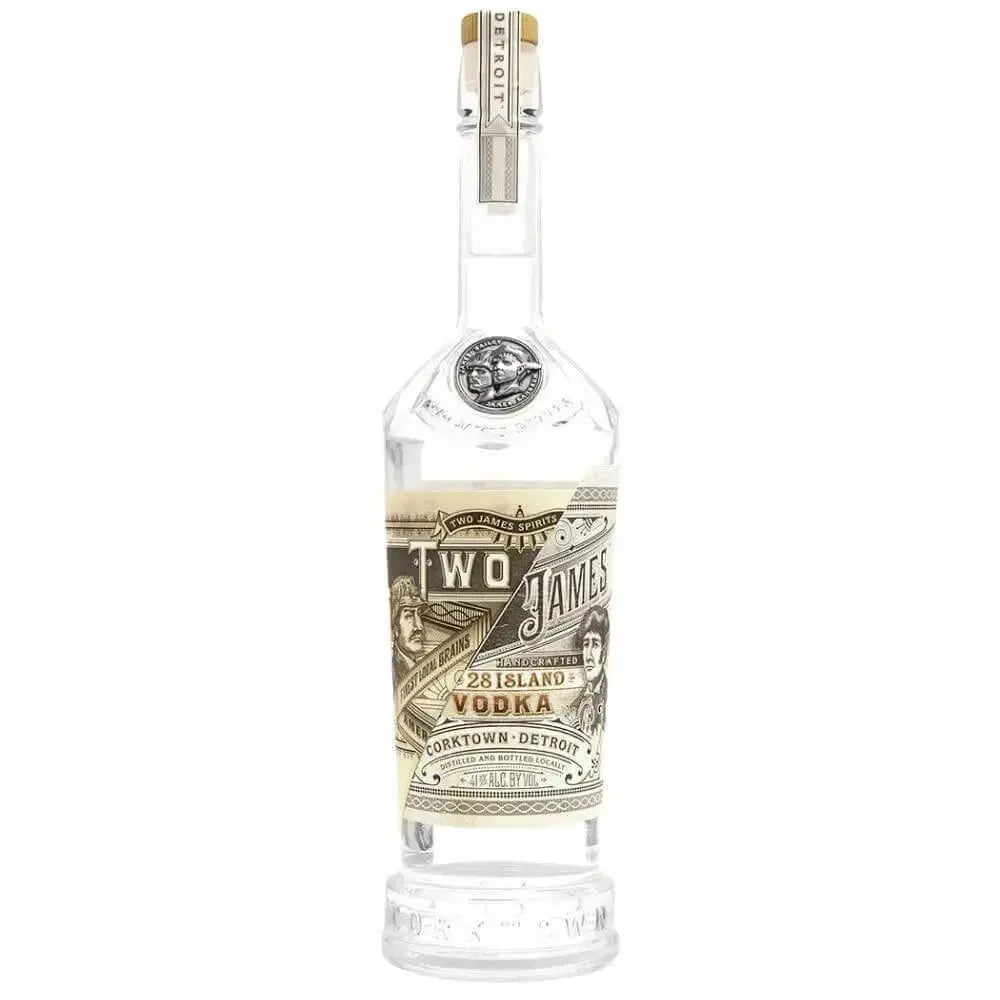 Two James Spirit 28 Island Vodka 750ml