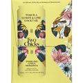 Two Chicks Tequila Lemon & Lime Cocktail Sparkling Citrus Margarita 4 Pack 12 FL (355ml )