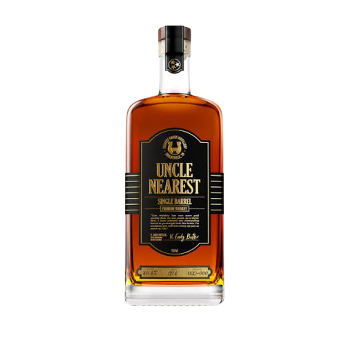 Uncle Nearest Single Barrel Whiskey 750 ml