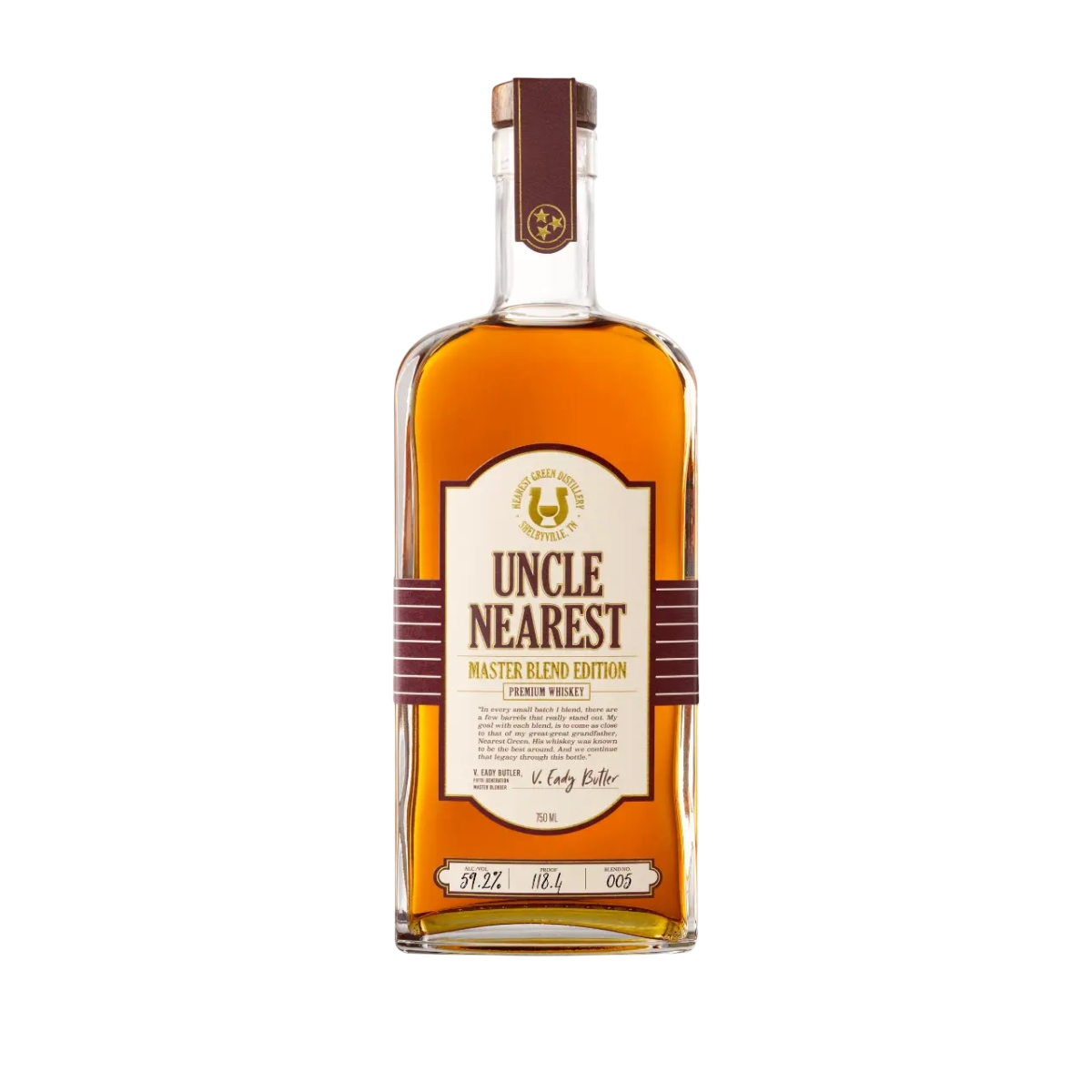 Uncle Nearest Master Blend Edition V Eady Butter 750 ml