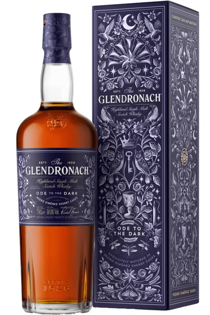 Glendronach Ode to the Dark Pedro Ximenez Sherry Cask Single Malt Scotch Whisky 700ml